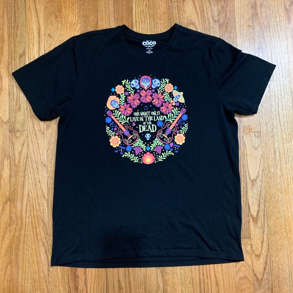 Disney Coco XL black t-shirt